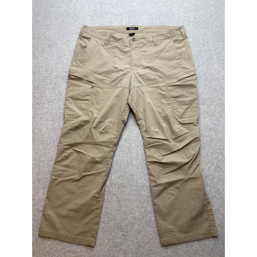 5.11 Tactical Apex Cargo Pants Mens 44x30 Khaki Tan Outdoor Work Trousers